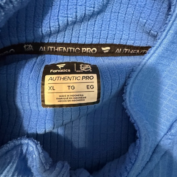 Fanatics brand STL Blues fleece Quarter-Zip - Picture 3 of 4